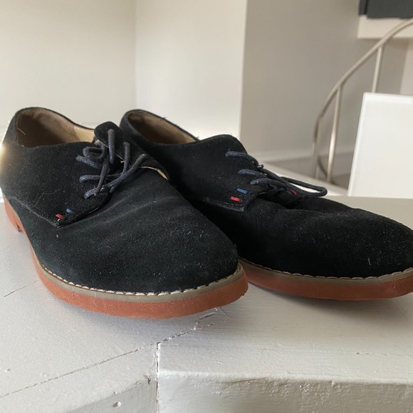 Tommy Hilfiger Honeybee Black Oxford Flat Sz 8M - Picture 3 of 9